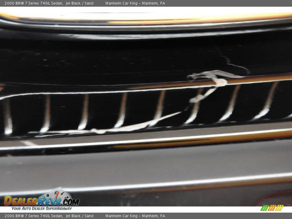 2000 BMW 7 Series 740iL Sedan Jet Black / Sand Photo #19