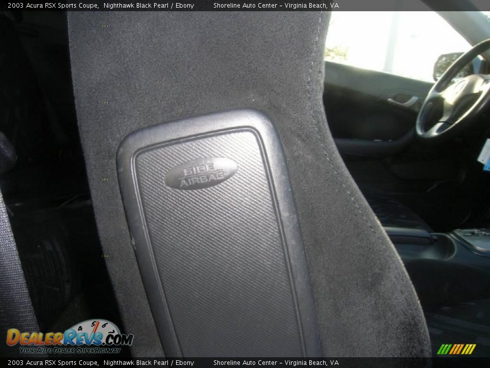 2003 Acura RSX Sports Coupe Nighthawk Black Pearl / Ebony Photo #12
