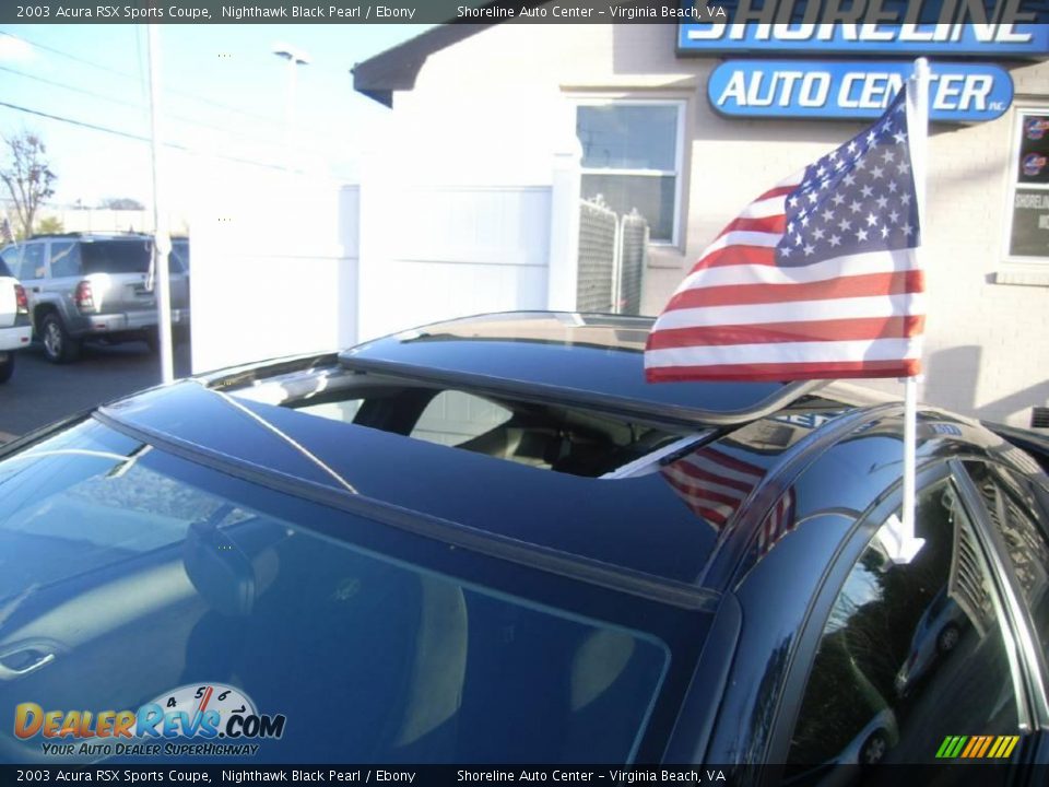 2003 Acura RSX Sports Coupe Nighthawk Black Pearl / Ebony Photo #14