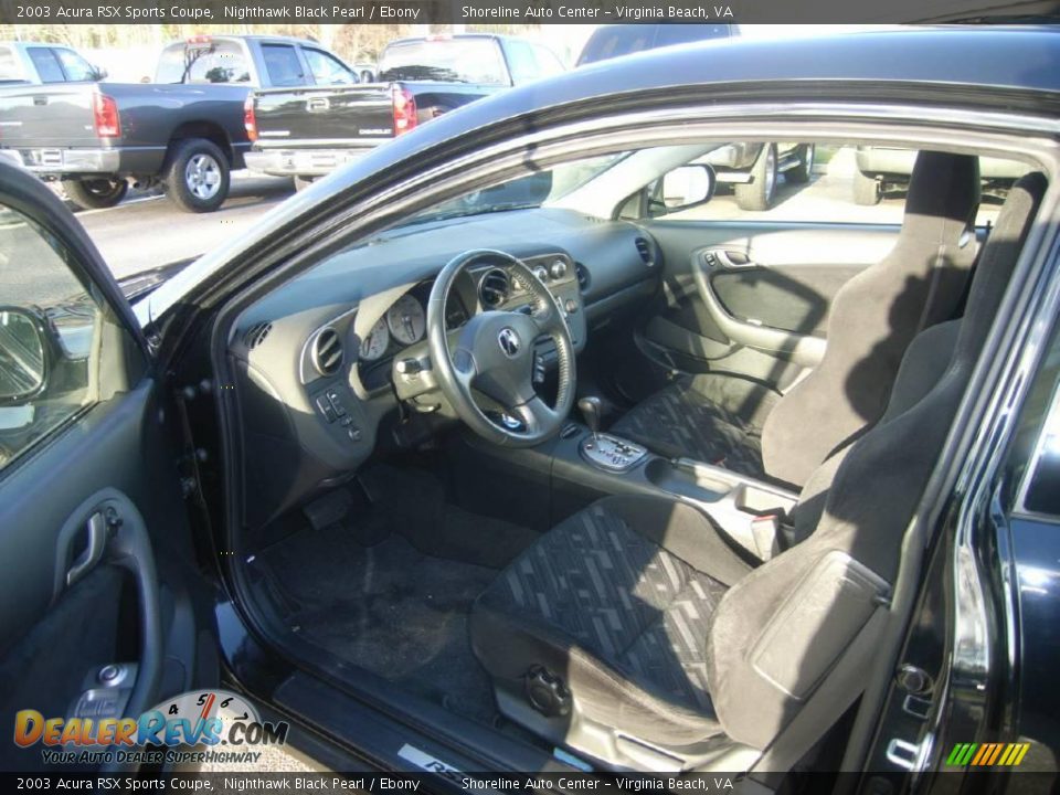 2003 Acura RSX Sports Coupe Nighthawk Black Pearl / Ebony Photo #15
