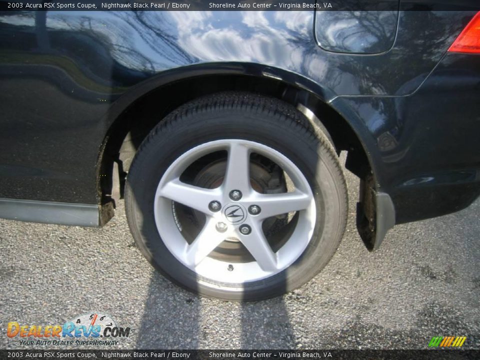 2003 Acura RSX Sports Coupe Nighthawk Black Pearl / Ebony Photo #20
