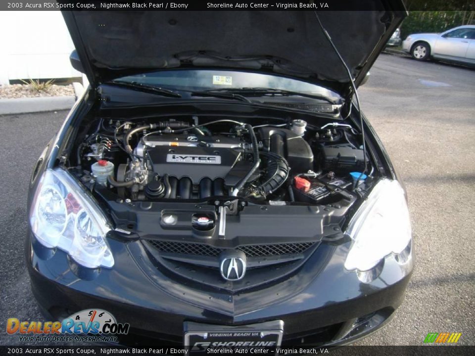 2003 Acura RSX Sports Coupe Nighthawk Black Pearl / Ebony Photo #21