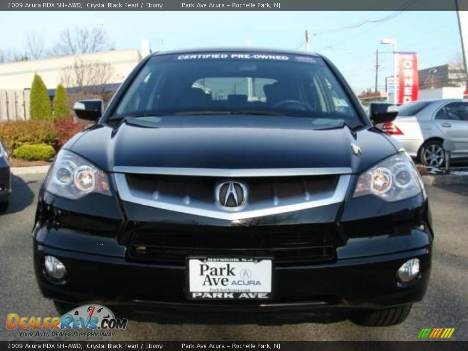 2009 Acura RDX SH-AWD Crystal Black Pearl / Ebony Photo #2
