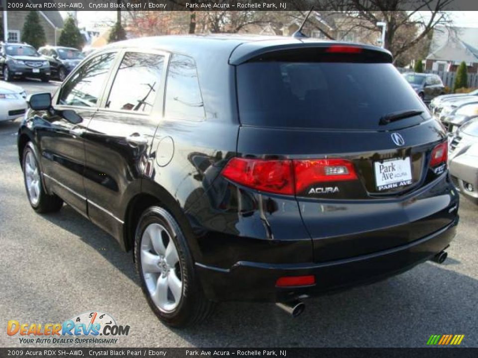 2009 Acura RDX SH-AWD Crystal Black Pearl / Ebony Photo #4