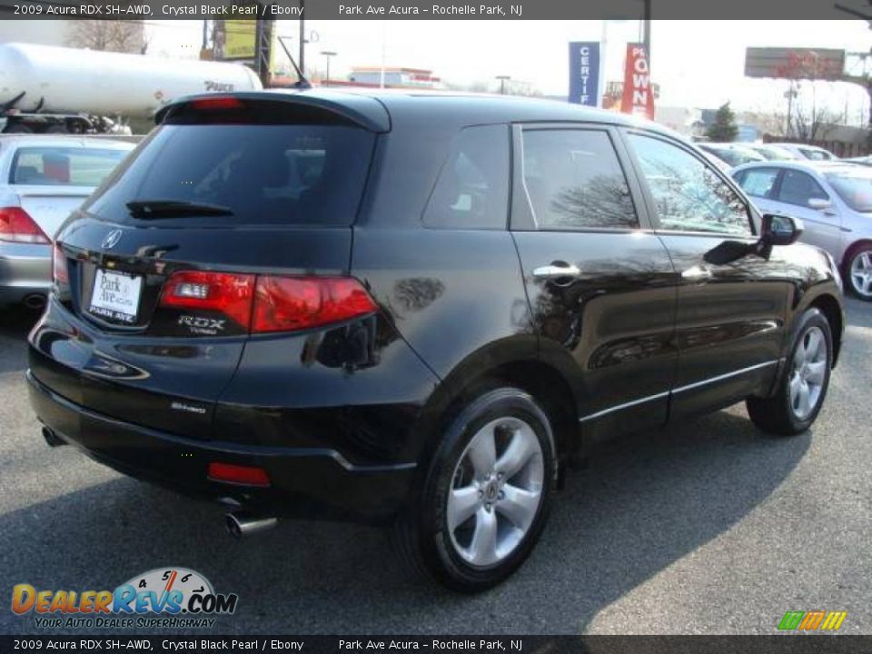 2009 Acura RDX SH-AWD Crystal Black Pearl / Ebony Photo #6
