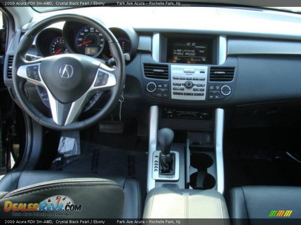 2009 Acura RDX SH-AWD Crystal Black Pearl / Ebony Photo #9