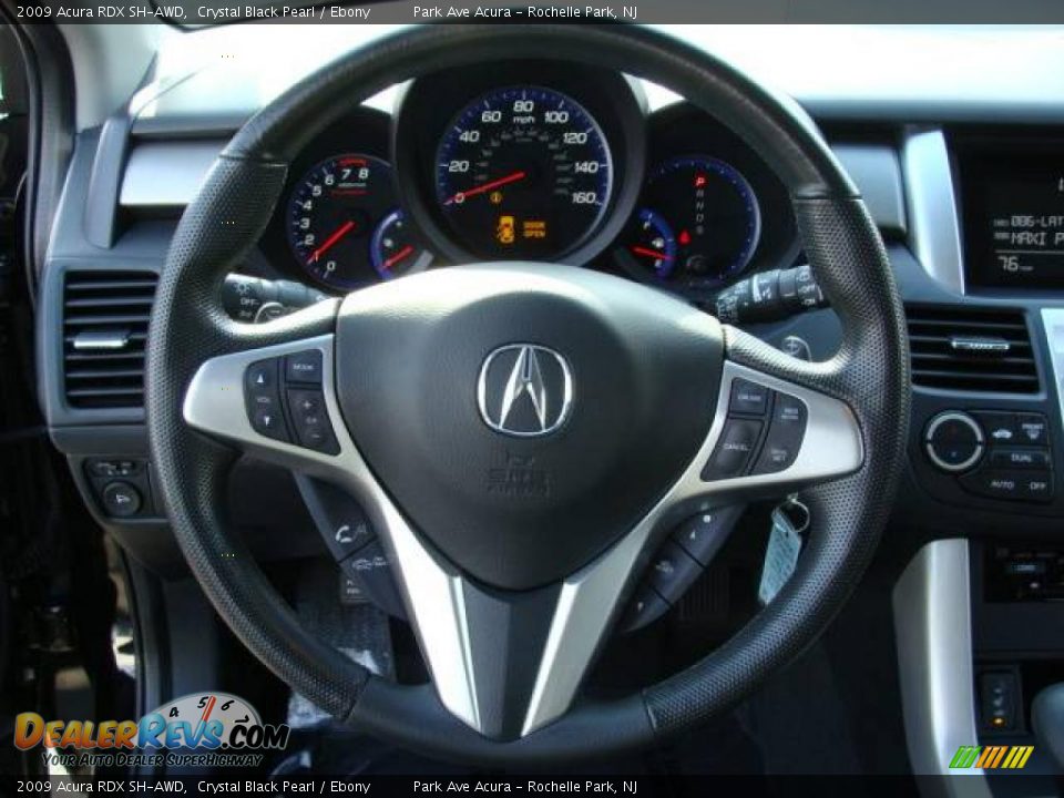 2009 Acura RDX SH-AWD Crystal Black Pearl / Ebony Photo #10