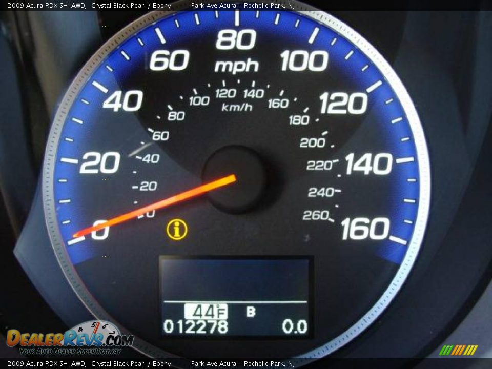 2009 Acura RDX SH-AWD Crystal Black Pearl / Ebony Photo #11