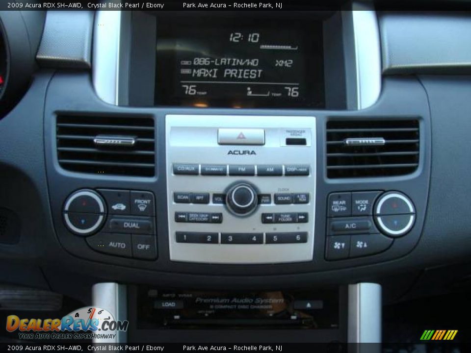 2009 Acura RDX SH-AWD Crystal Black Pearl / Ebony Photo #12