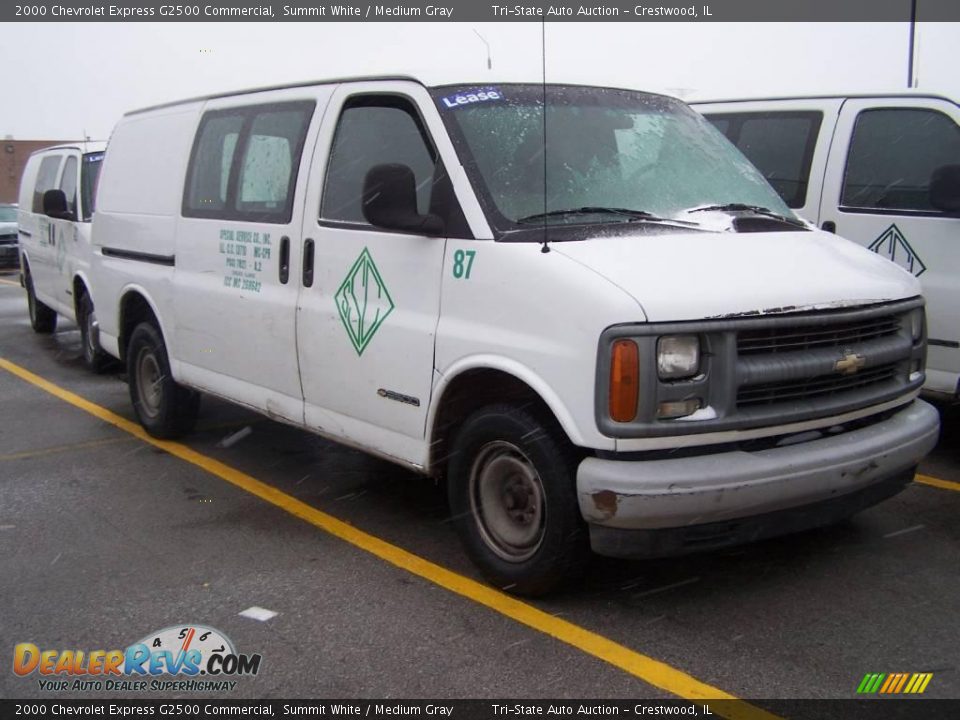 2000 Chevrolet Express G2500 Commercial Summit White / Medium Gray Photo #1