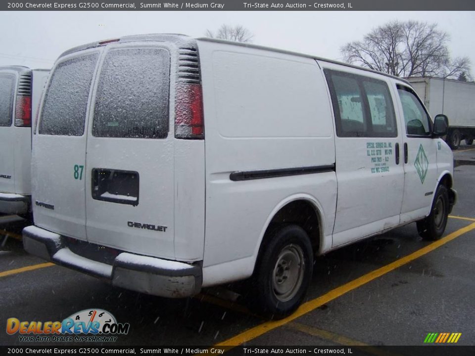 2000 Chevrolet Express G2500 Commercial Summit White / Medium Gray Photo #3