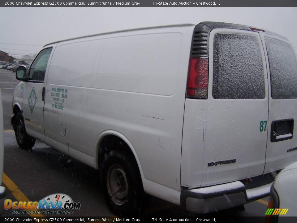 2000 Chevrolet Express G2500 Commercial Summit White / Medium Gray Photo #4