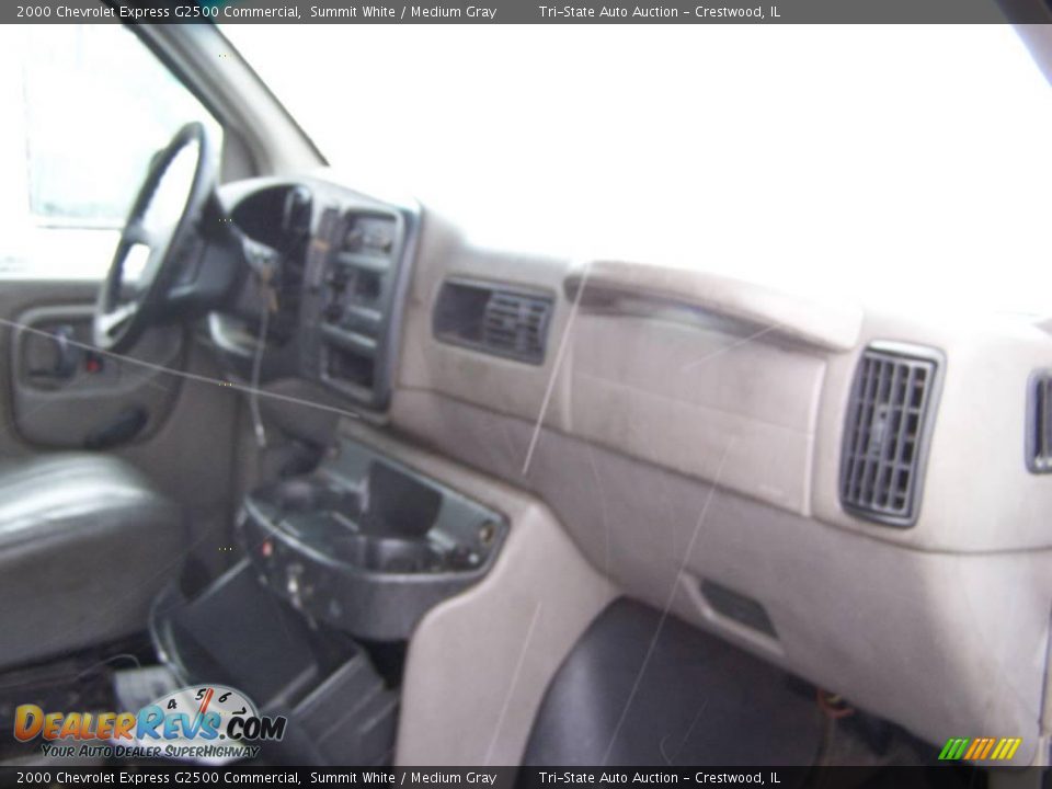 2000 Chevrolet Express G2500 Commercial Summit White / Medium Gray Photo #6