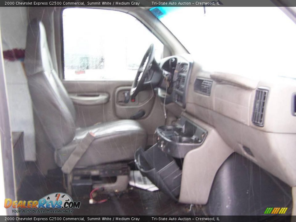 2000 Chevrolet Express G2500 Commercial Summit White / Medium Gray Photo #7