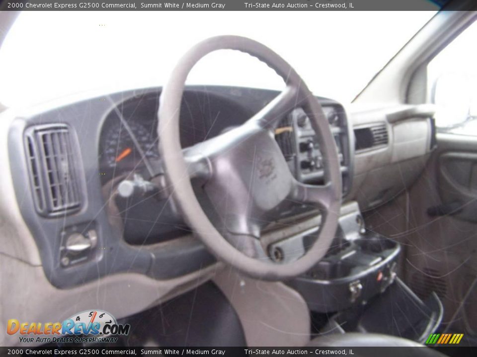 2000 Chevrolet Express G2500 Commercial Summit White / Medium Gray Photo #10