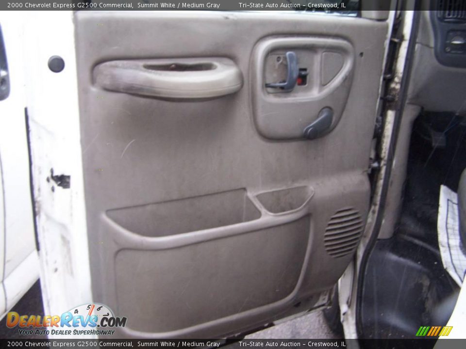 2000 Chevrolet Express G2500 Commercial Summit White / Medium Gray Photo #13