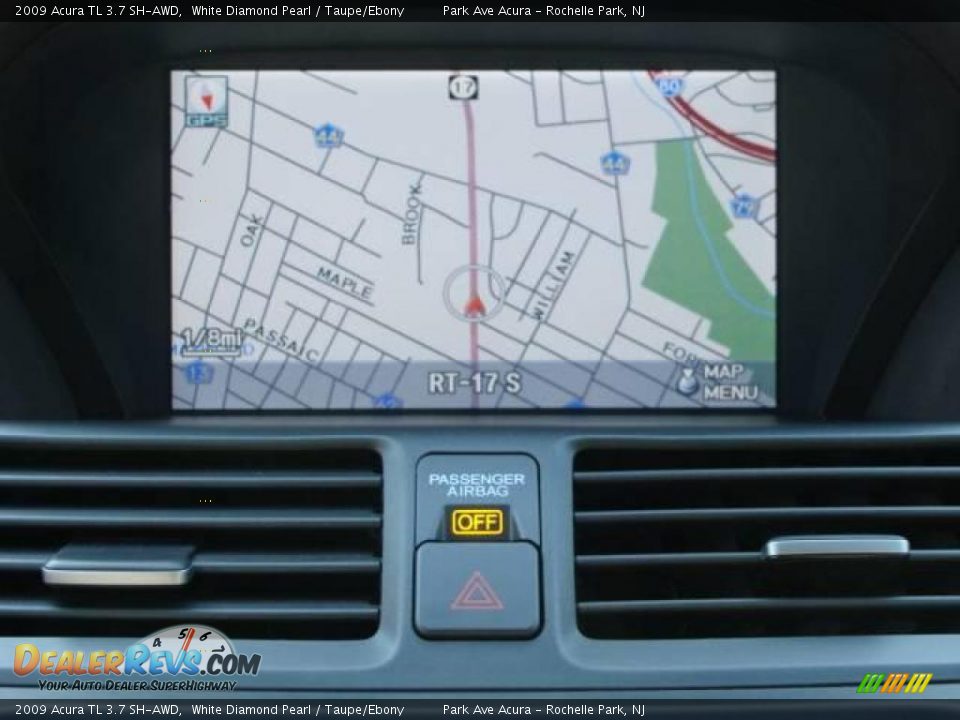 2009 Acura TL 3.7 SH-AWD White Diamond Pearl / Taupe/Ebony Photo #13