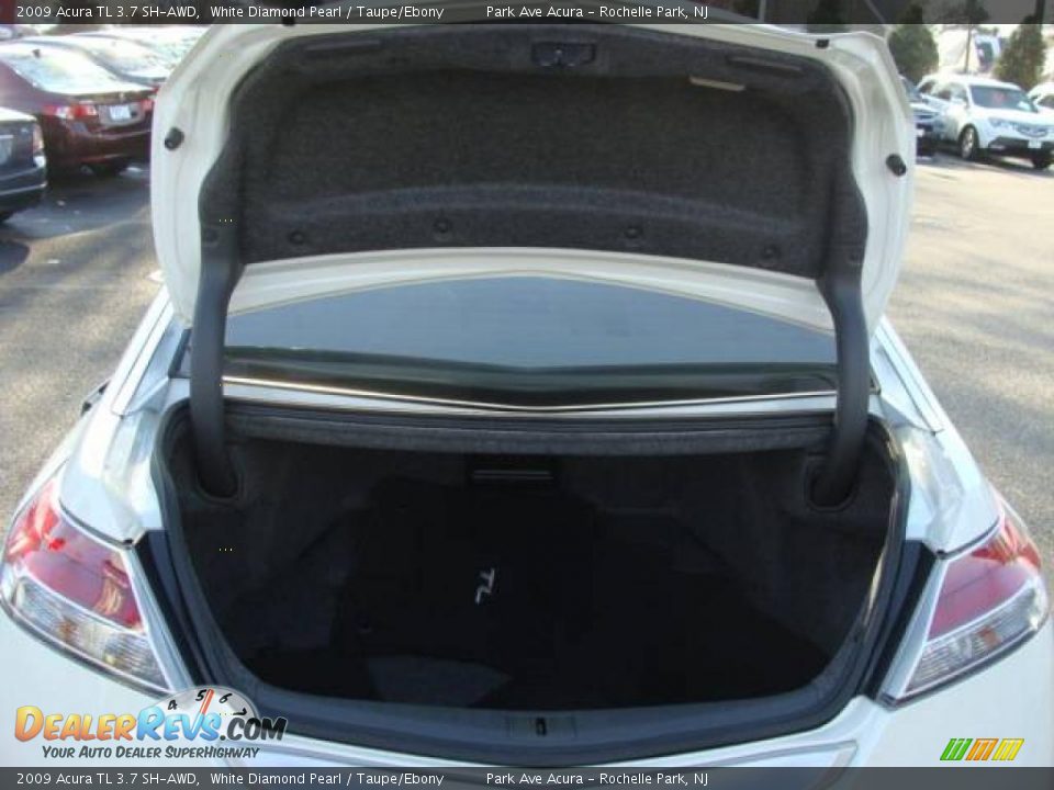 2009 Acura TL 3.7 SH-AWD White Diamond Pearl / Taupe/Ebony Photo #18