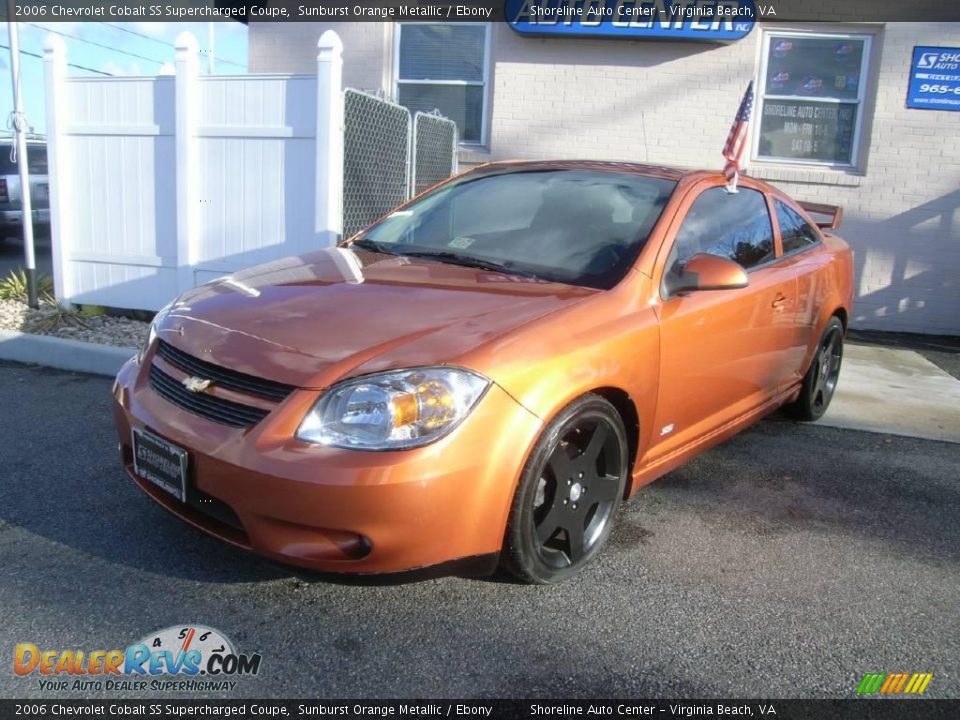 2006 Chevrolet Cobalt SS Supercharged Coupe Sunburst Orange Metallic / Ebony Photo #2