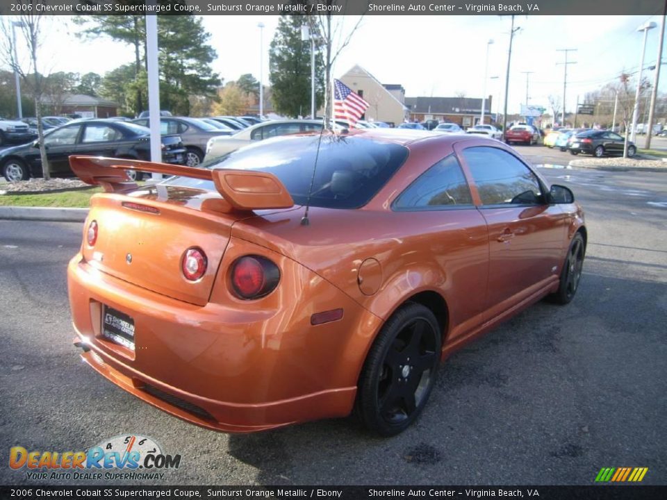 2006 Chevrolet Cobalt SS Supercharged Coupe Sunburst Orange Metallic / Ebony Photo #6