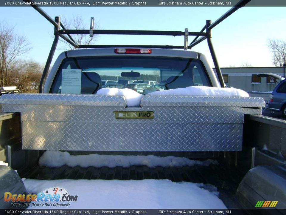 2000 Chevrolet Silverado 1500 Regular Cab 4x4 Light Pewter Metallic / Graphite Photo #6
