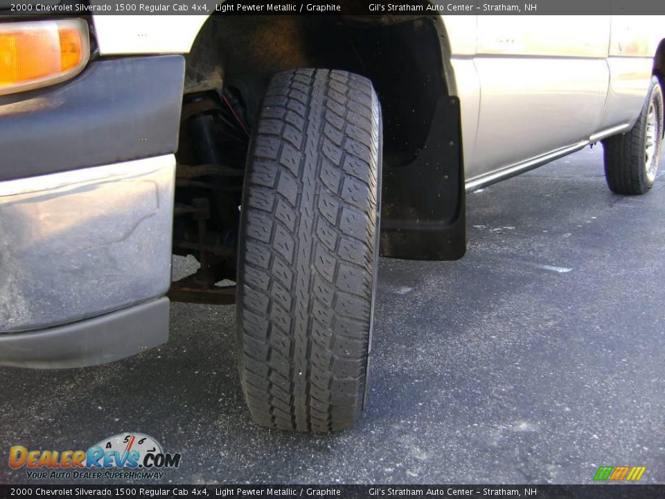 2000 Chevrolet Silverado 1500 Regular Cab 4x4 Light Pewter Metallic / Graphite Photo #15