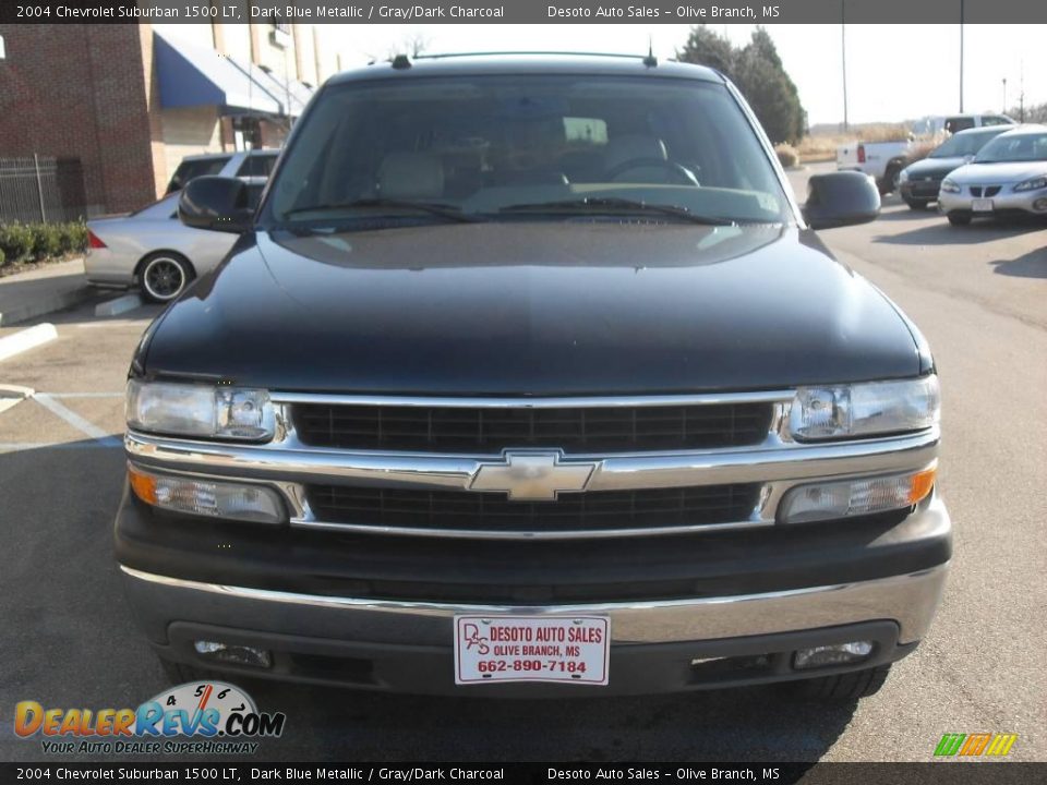 2004 Chevrolet Suburban 1500 LT Dark Blue Metallic / Gray/Dark Charcoal Photo #3