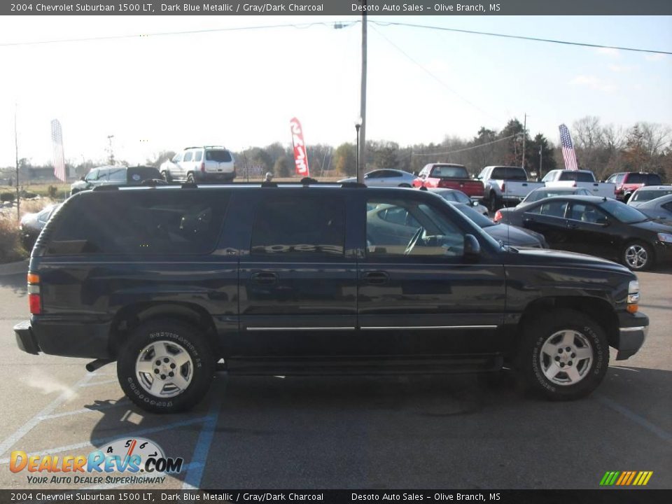 2004 Chevrolet Suburban 1500 LT Dark Blue Metallic / Gray/Dark Charcoal Photo #5