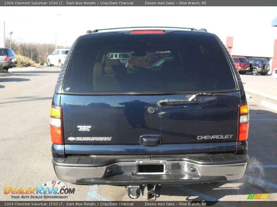 2004 Chevrolet Suburban 1500 LT Dark Blue Metallic / Gray/Dark Charcoal Photo #7