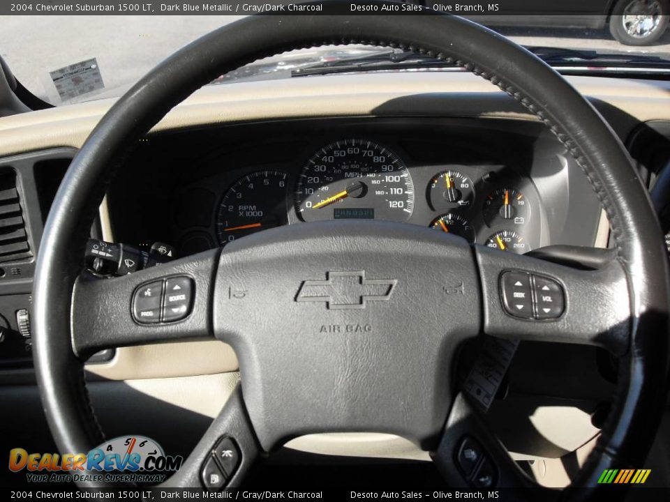 2004 Chevrolet Suburban 1500 LT Dark Blue Metallic / Gray/Dark Charcoal Photo #10