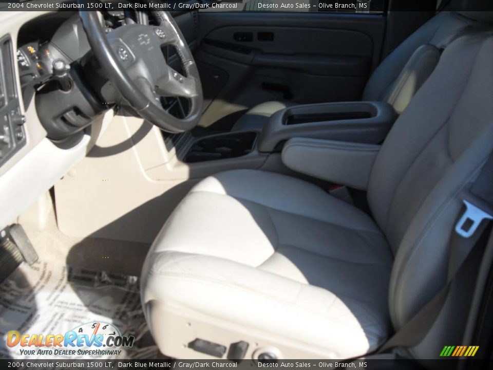 2004 Chevrolet Suburban 1500 LT Dark Blue Metallic / Gray/Dark Charcoal Photo #15