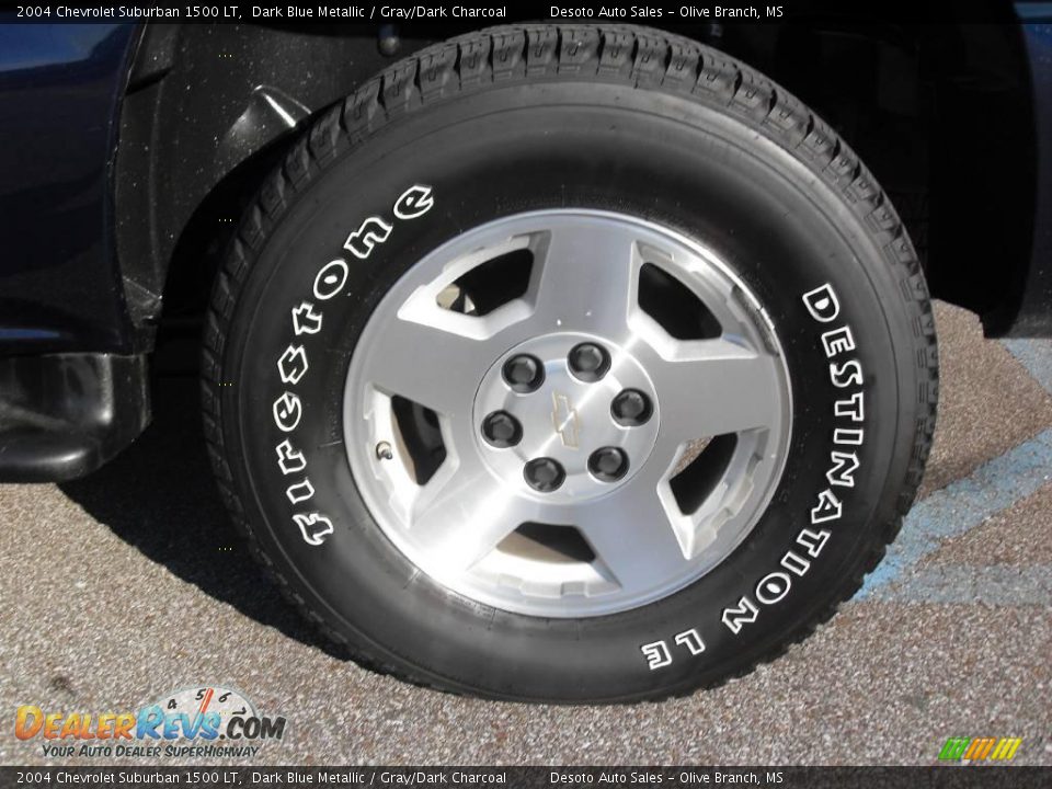 2004 Chevrolet Suburban 1500 LT Dark Blue Metallic / Gray/Dark Charcoal Photo #20