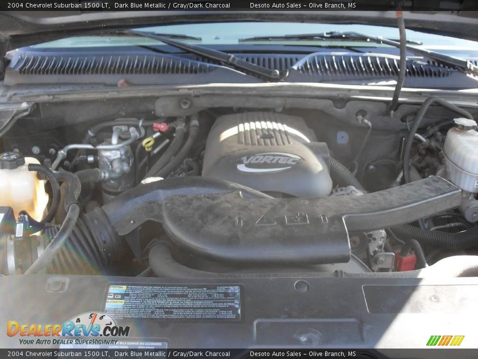 2004 Chevrolet Suburban 1500 LT Dark Blue Metallic / Gray/Dark Charcoal Photo #22