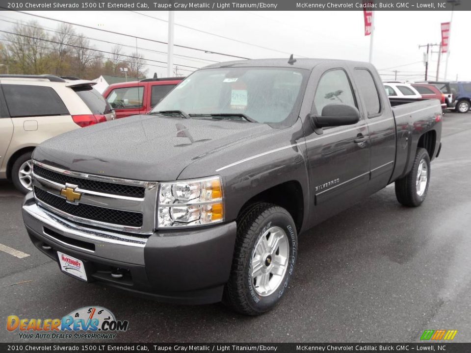 2010 Chevrolet Silverado 1500 LT Extended Cab Taupe Gray Metallic / Light Titanium/Ebony Photo #1