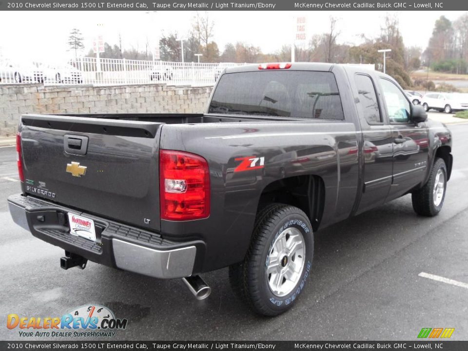 2010 Chevrolet Silverado 1500 LT Extended Cab Taupe Gray Metallic / Light Titanium/Ebony Photo #4