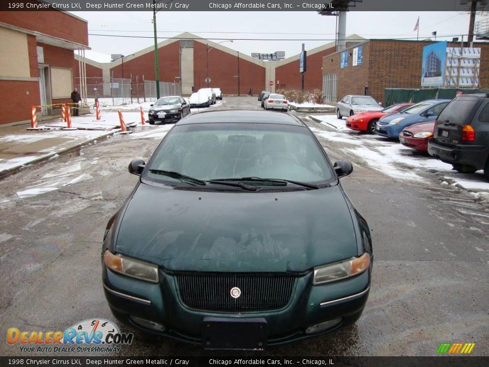 1998 Chrysler Cirrus LXi Deep Hunter Green Metallic / Gray Photo #1