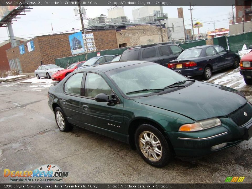 1998 Chrysler Cirrus LXi Deep Hunter Green Metallic / Gray Photo #2