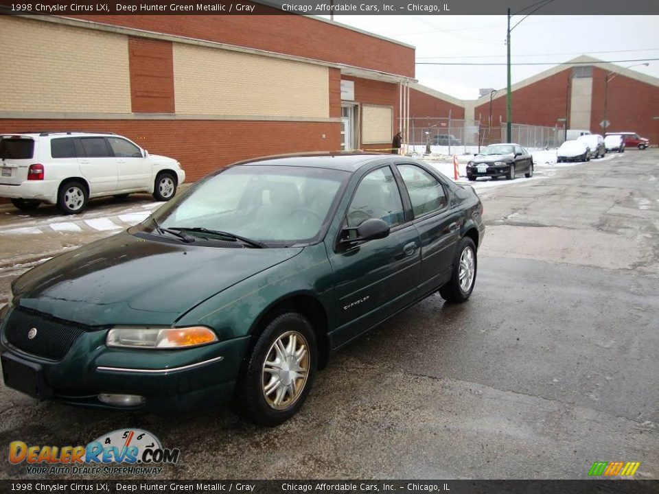 1998 Chrysler Cirrus LXi Deep Hunter Green Metallic / Gray Photo #3