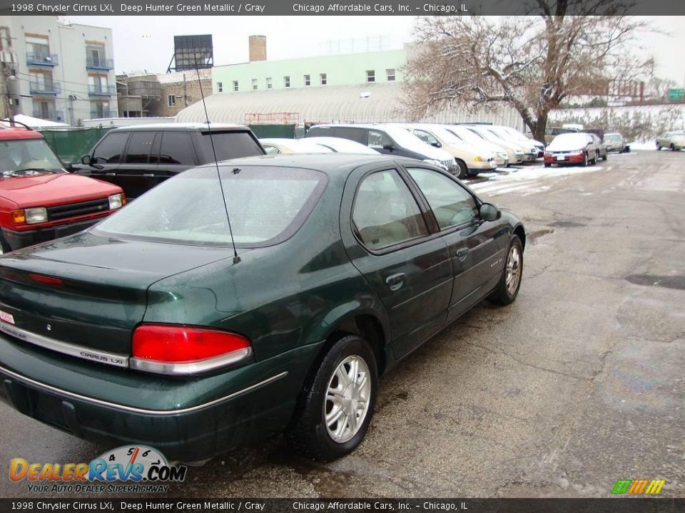 1998 Chrysler Cirrus LXi Deep Hunter Green Metallic / Gray Photo #7