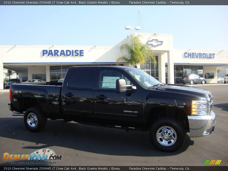 2010 Chevrolet Silverado 2500HD LT Crew Cab 4x4 Black Granite Metallic / Ebony Photo #1