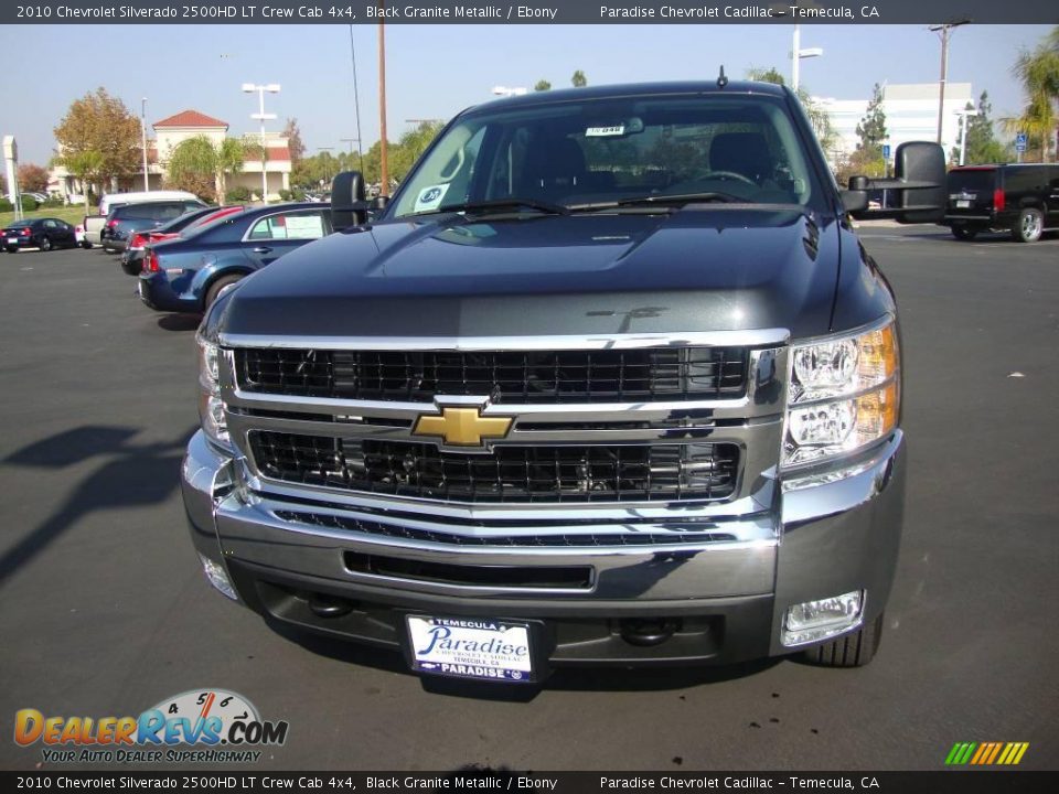 2010 Chevrolet Silverado 2500HD LT Crew Cab 4x4 Black Granite Metallic / Ebony Photo #2
