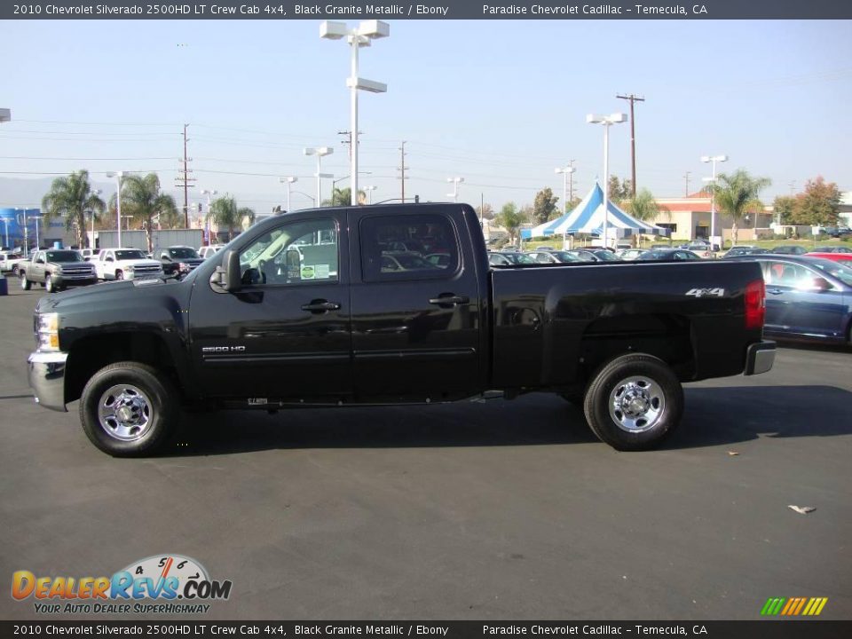 2010 Chevrolet Silverado 2500HD LT Crew Cab 4x4 Black Granite Metallic / Ebony Photo #6