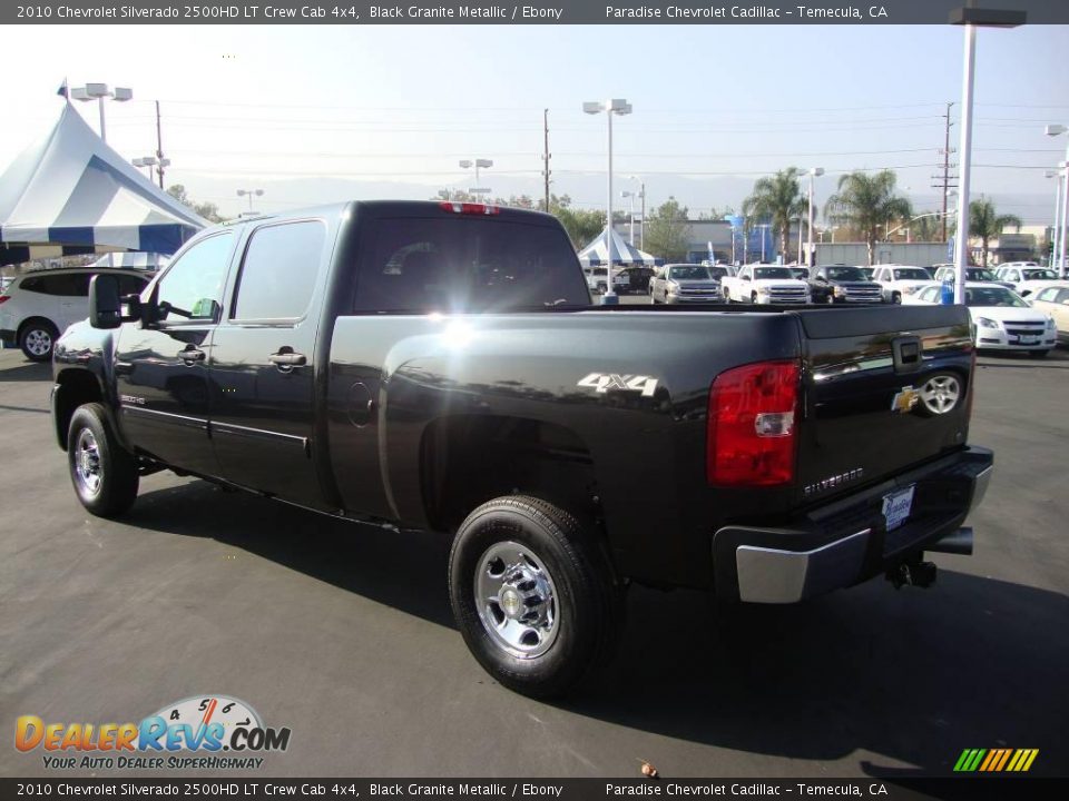 2010 Chevrolet Silverado 2500HD LT Crew Cab 4x4 Black Granite Metallic / Ebony Photo #7