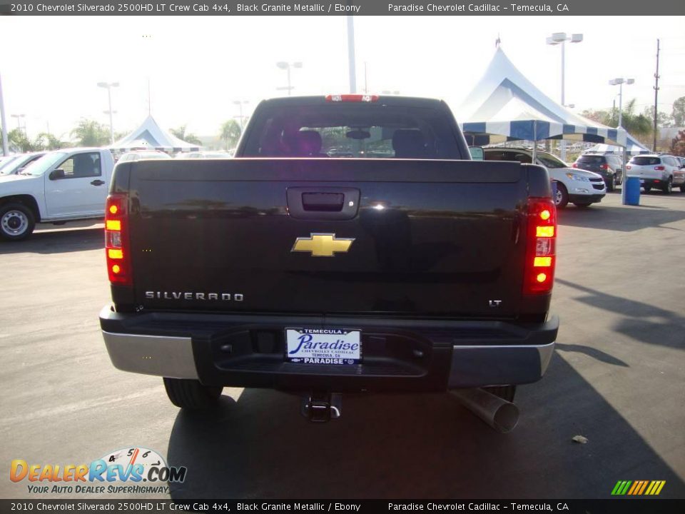 2010 Chevrolet Silverado 2500HD LT Crew Cab 4x4 Black Granite Metallic / Ebony Photo #8