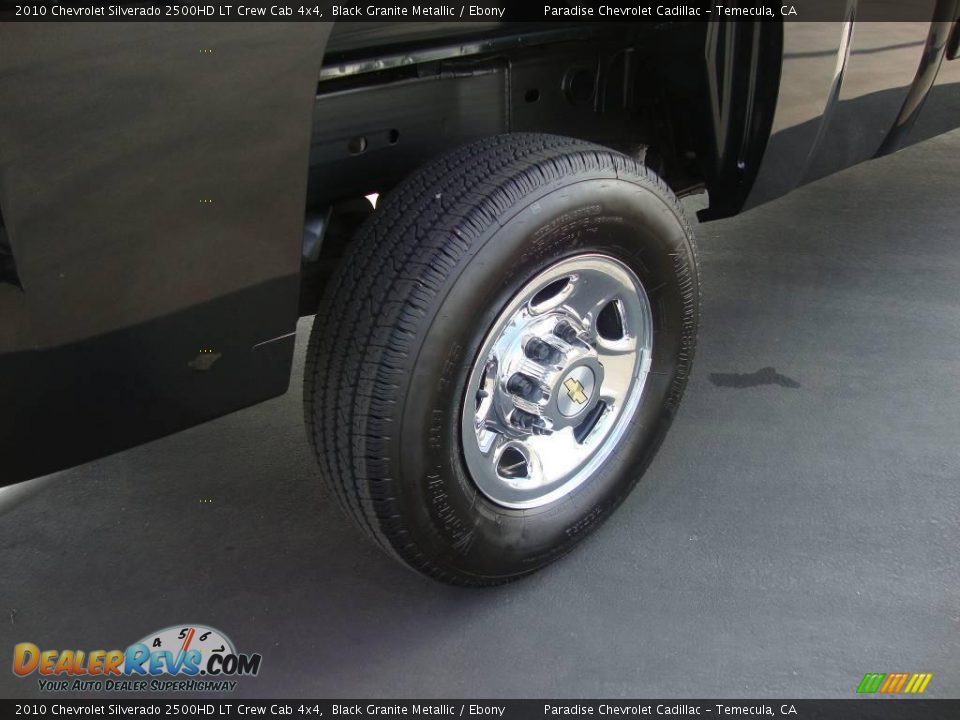 2010 Chevrolet Silverado 2500HD LT Crew Cab 4x4 Black Granite Metallic / Ebony Photo #9