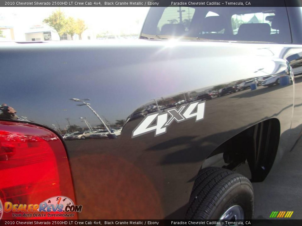 2010 Chevrolet Silverado 2500HD LT Crew Cab 4x4 Black Granite Metallic / Ebony Photo #10