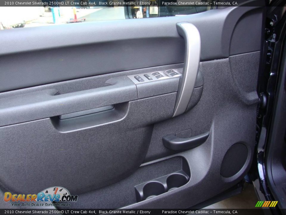 2010 Chevrolet Silverado 2500HD LT Crew Cab 4x4 Black Granite Metallic / Ebony Photo #12