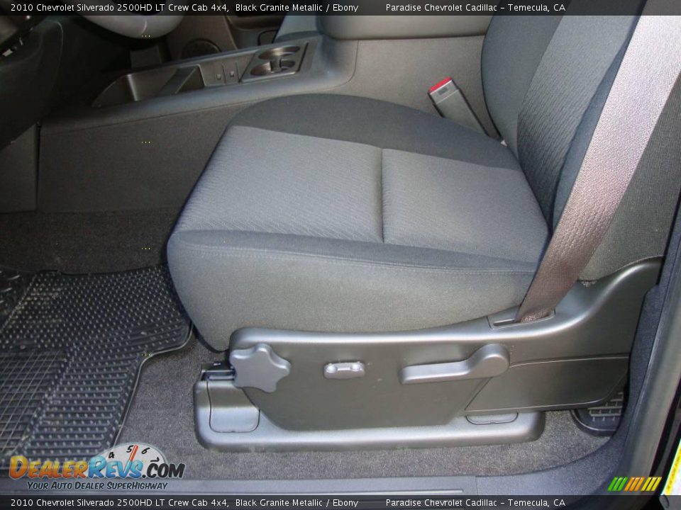 2010 Chevrolet Silverado 2500HD LT Crew Cab 4x4 Black Granite Metallic / Ebony Photo #13