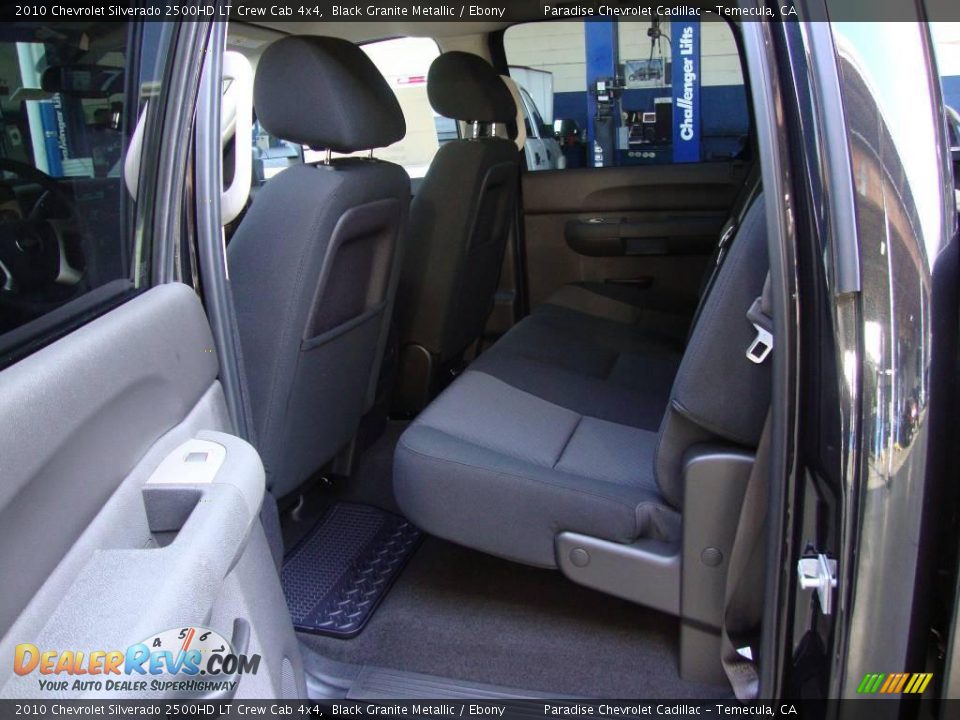 2010 Chevrolet Silverado 2500HD LT Crew Cab 4x4 Black Granite Metallic / Ebony Photo #14