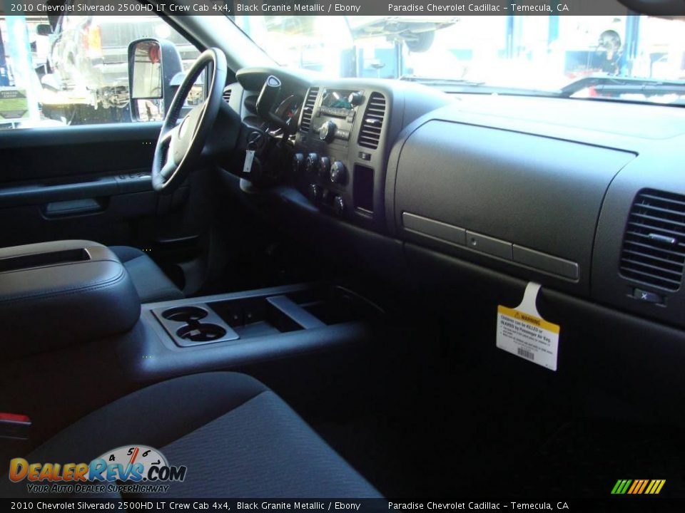 2010 Chevrolet Silverado 2500HD LT Crew Cab 4x4 Black Granite Metallic / Ebony Photo #20